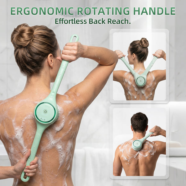 Electric Dry Brushing Body Brush for Lymphatic Drainage